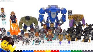 All LEGO Avengers Endgame wave figures together! by JANGBRiCKS