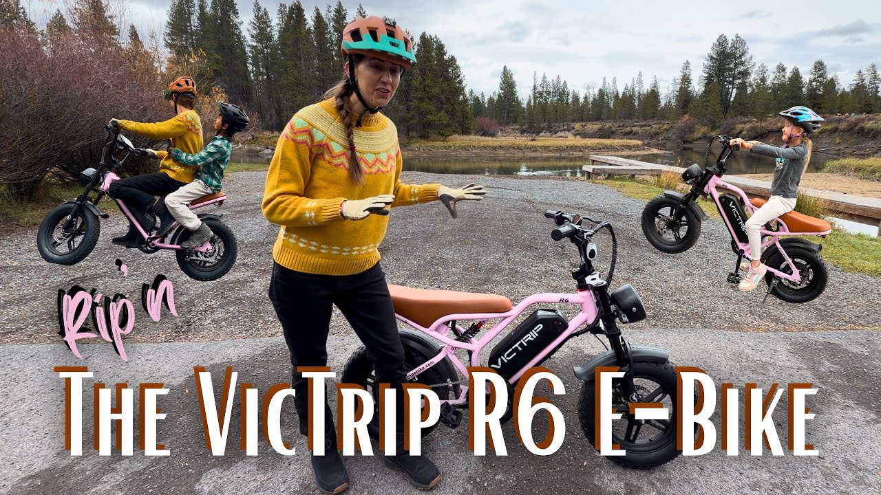 VicTrip R6 E-Bike Petite Sized Electric Pit Bike for On/Off Road Adventure Seekers