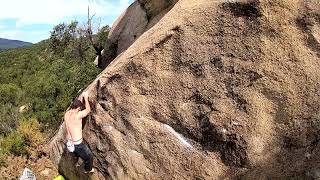 Video thumbnail of La cova infinita, 6b. La Jonquera