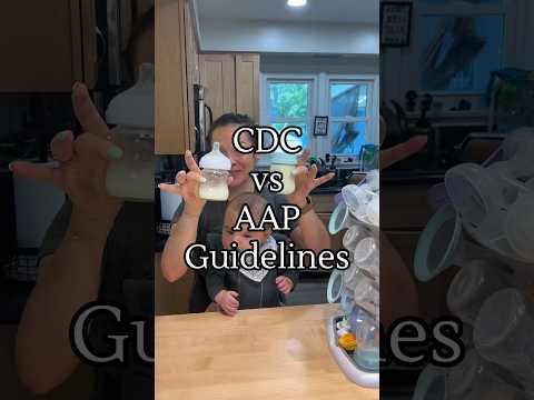 CDC vs AAP breast milk storage guidelines