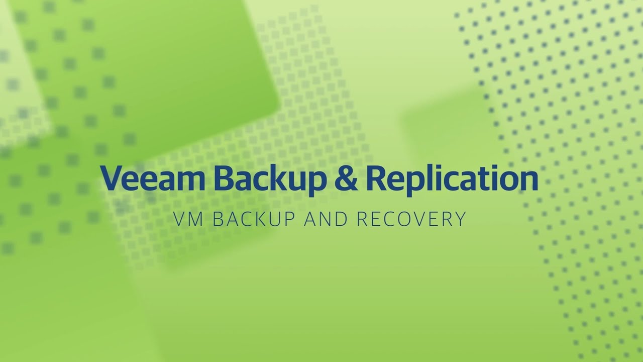 Veeam Backup & Replication - Backup y recuperación de VM video