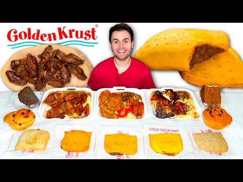 Trying Jamaican FAST FOOD for the first time! - Golden...