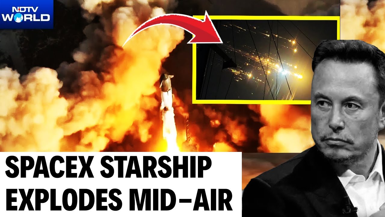 SpaceX Explosion | SpaceX Starship Explodes | Elon Musk's SpaceX Starship Blows Up Near Bahamas