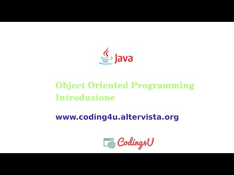 Object Oriented Programming: Introduzione alla programmazione ad oggetti e l'OOP in java