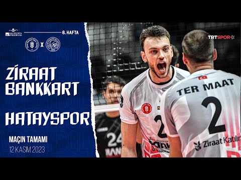 Maçın Tamamı | Ziraat Bankkart  🆚 Hatay BŞB "AXA Sigorta Efeler Ligi"