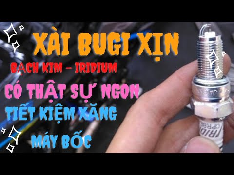 DŨNG JUPITER| ĐÁNH GIÁ SỰ THẬT BUGI BẠCH KIM - IRIDIUM CÓ THẬT SỰ TỐT HƠN BUGI XE MÁY Ở HÃNG