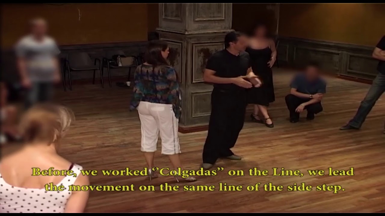 Gustavo Rosas Tango.Gisela Natoli.Video 3.Ejercicio Colgada Circular-Live in Buenos Aires.