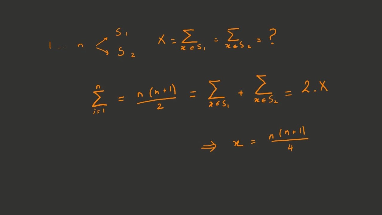 [CSES][Dynamic Programming] Two Sets II