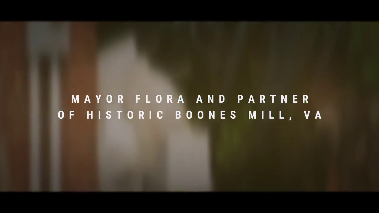 Mayor Flora of the Historic Boones Mill VA