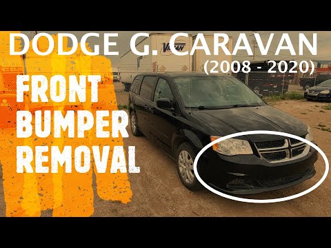 Dodge Grand Caravan - FRONT BUMPER COVER REMOVAL / REPLACEMENT (2008 - 2020)
