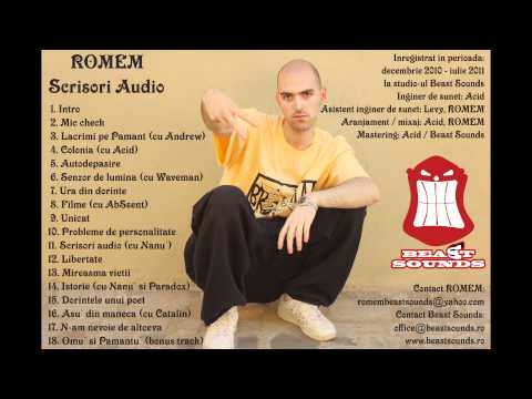 ROMEM - Scrisori Audio (cu Nanu`) + tracklist album