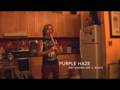 Jimi Hendrix "Purple Haze"--Solo Shakuhachi, arranged and performed by Cornelius Boots 尺八