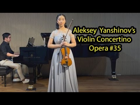 Trixie's Corner - Violin Concertino Opera 35 (with piano) Aleksey Yanshinov - Russian style