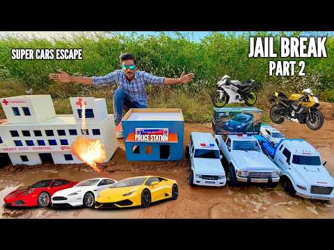 RC Police Station Jailbreak Escape Fastest RC Super Car Part 2 – Chatpat toy tv