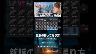 【Valheim】重量オーバーの荷物を簡単に運ぶ方法