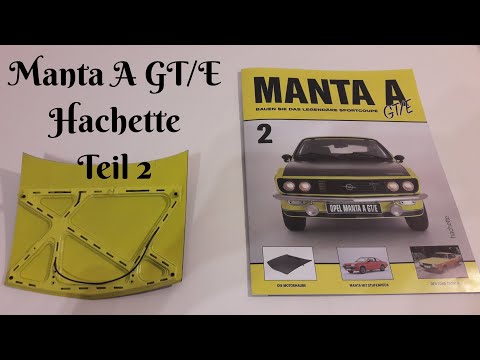 Construction of the Opel Manta A GT / E Hachette Part 2