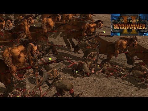 Schnelle Sache - Tiermenschen vs. Skaven - Total War Warhammer 2 - Online Battle (99)