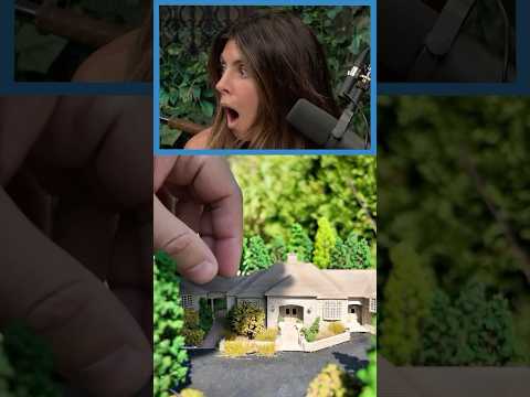 Meadow and AJ from The Sopranos react to #miniatures of the show by @David_Miniatures