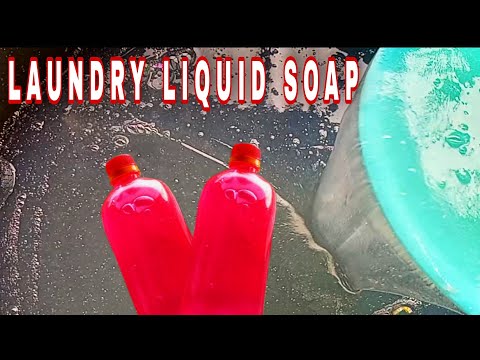 HOW TO MAKE LAUNDRY LIQUID SOAP | 35 LITRES OF EFFECTIVE FABRIC CLEANER | EXTRA FOAMING POWDER #soap