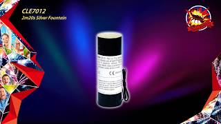 Fontána Silver 2m/20sekúnd 5ks - elektrický odpaľ