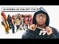 20 WOMEN VS 1 RAPPER VON OFF 1700