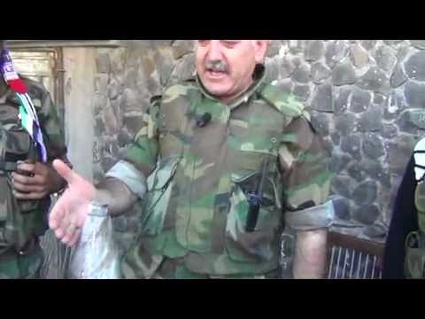 توثيق وشرح من قبل العقيد عبد الجبار عكيدي لقصف النظام في مدينة حلب في محافظة حلب