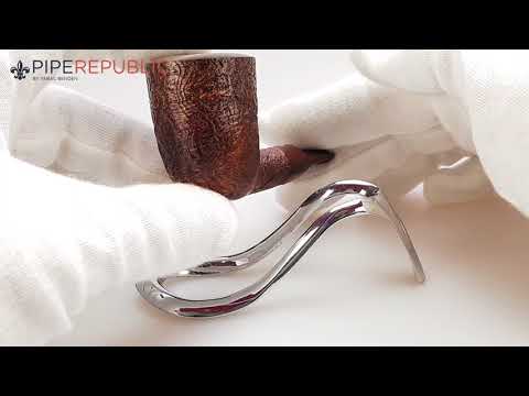 The White Spot Bruyere Pfeifen Dublin Einzelstück 3905 Sandblast (Nosewarmer)