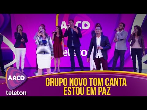 Teleton 2015 - Grupo Novo Tom canta Estou em Paz