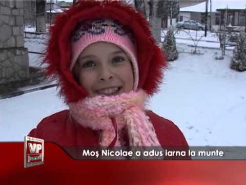 Moș Nicolae a adus iarna la munte