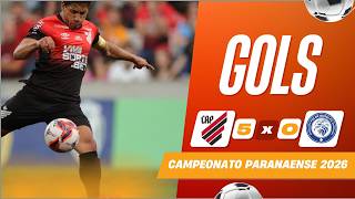 ATHLETICO 5 X 0 FOZ DO IGUAÇU - GOLS -  CAMPEONATO PARANAENSE 2026