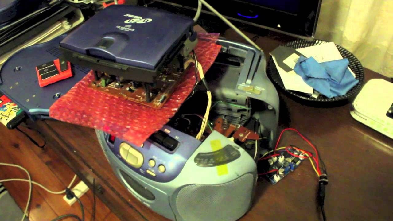 Aiwa Mega-CD CSD-GM1 Unit-02 Mainboard Test - Includes Both Game Units