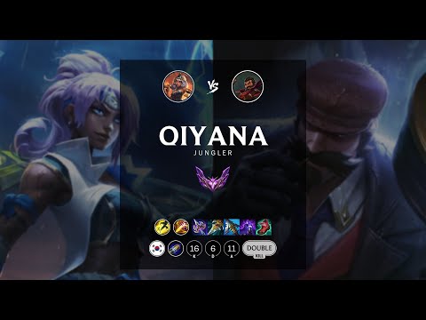 Qiyana Jungle vs Graves - KR Master Patch 12.14