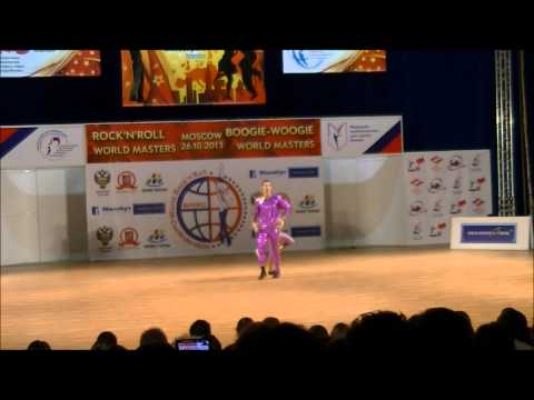 Alzbeta SLAMOVA und Lukas FÜRST World Masters Moskau Rock´n´Roll 26.10.2013 Acrobatic Final