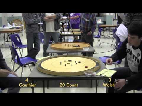 Crokinole - 2013 Owen Sound Semifinal - Gauthier v Walsh 4/4