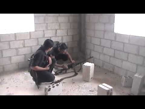 التصدي لقوات النظام على الطريق الحربي في بلدة المتاعية في ريف درعا من قبل كتيبة الشهيد أحمد الخلف