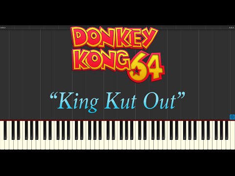 Donkey Kong 64 - King Kut Out (Piano Tutorial Synthesia)