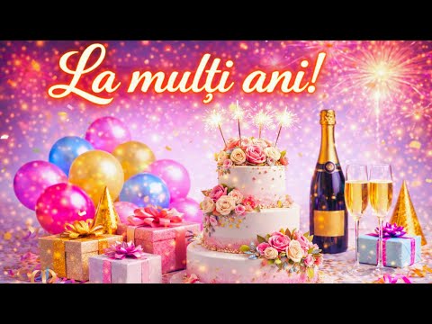 La mulți ani fericiți! 🎂🥂 Cântec & mesaj de aniversare