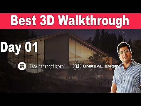 LIVE 🔴TWINMOTION 2020 I Amazing things about Twinmotion I Twinmotion Tutorial 2020.2 Updated Day 01