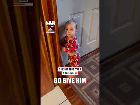 Dad gives daughter a timeout