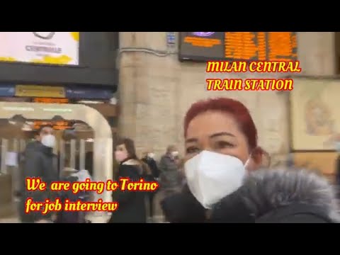 ITALOTRENO FAST TRAIN (travelling for job interview in TORINO ITALIA 🇮🇹