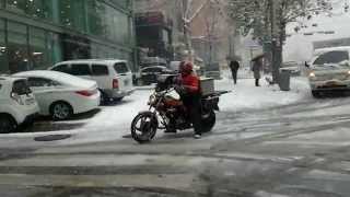 preview picture of video 'First snow in Seoul this year'