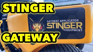 FIRST LOOK Stinger Gateway Applicator Ride On Spreader Sprayer