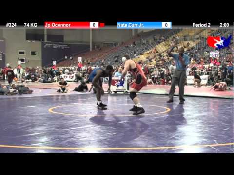 Last Chance 3rd 74 KG: Jp Oconnor (NYAC) vs. Nate Carr Jr. (Cyclone WC)