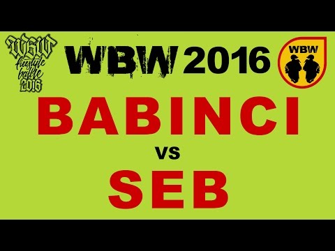 BABINCI vs SEB 🎤 WBW 2016 🎤 Białystok (1/8) Freestyle Battle