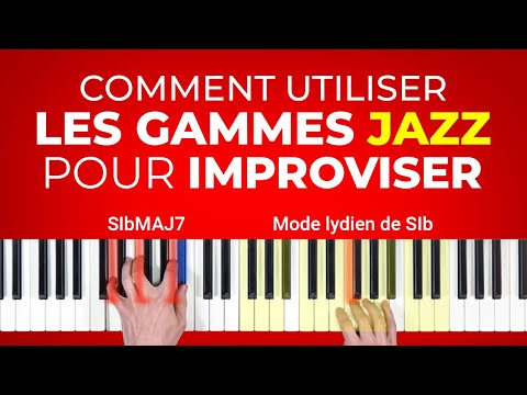 Comment utiliser les gammes jazz pour improviser en piano jazz