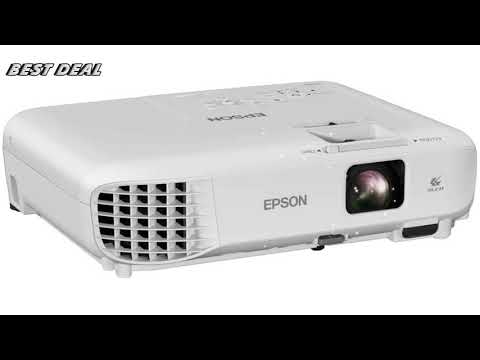 Epson EB-W06 WXGA Projector Brightness: 3700lm with HDMI Port(Optional Wi-Fi) (V11H973040)