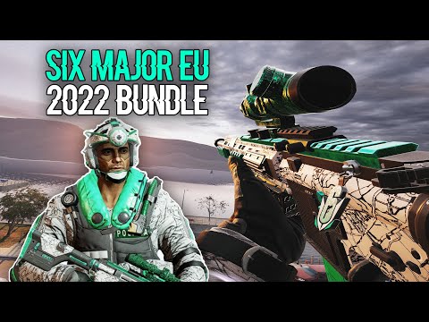 New SIX MAJOR EU 2022 BUNDLE - Exclusive Background Card - Weapon Skin & Charm - In-game Showchase