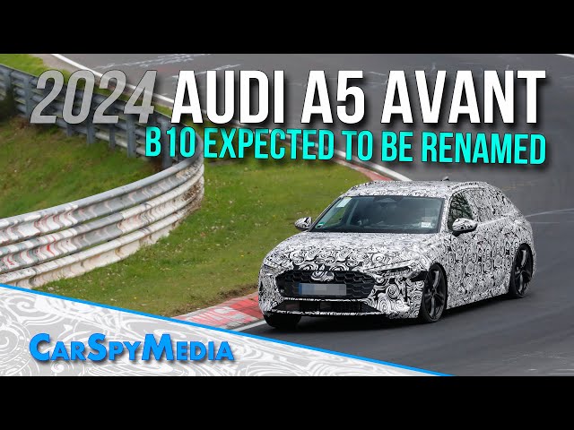 2025 Audi A5 Avant spy shots and video