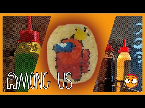 Pancake Art – AMONG US – Crown Hat