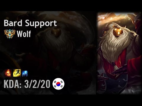 Bard Support vs Alistar - Wolf - KR Challenger Path 6.6